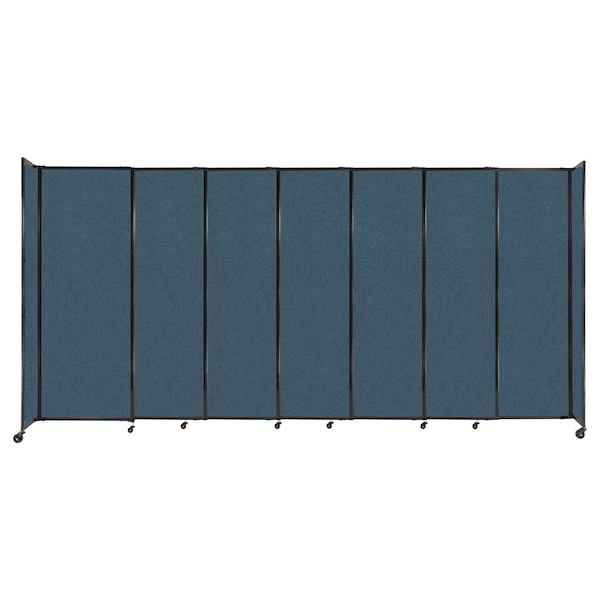 StraightWall Sliding Portable Partition 15'6" x 7'6" Caribbean Fabric